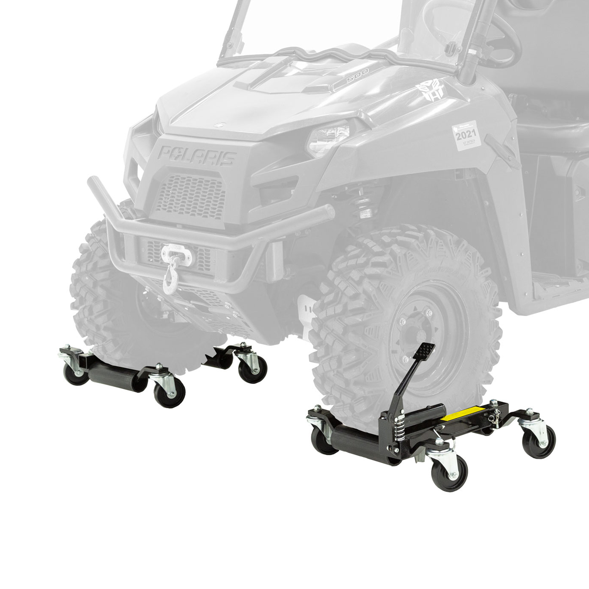 Black Widow Steel Hydraulic Jack Wheel Dolly, 1500-Lb. Capacity, 2-Pack, Model# BW-CJD-2